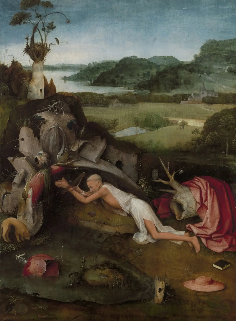 เซนต์เจอโรมในท่ามืออธิษฐาน - Hieronymus Bosch