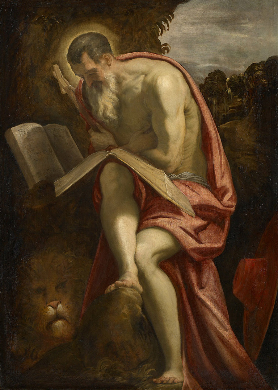 Saint Jérôme - Jacopo Tintoretto
นักบุญเยโรม - จาค็อป โทนิโรเท็ตโต
