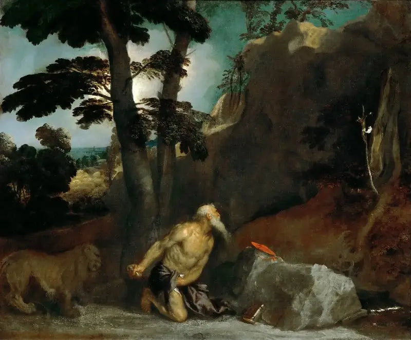Saint Jérôme pénitent - Titian
เซนต์เจอโรม นักบวช - ติเทียน
