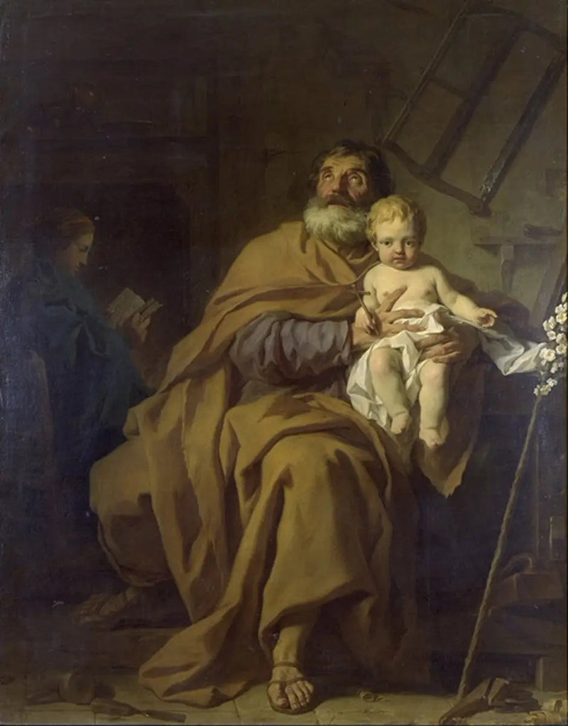 Saint Joseph locataire l'Enfant Jésus - Pierre Subleyras
เซนต์โจเซฟผู้เช่าเด็กเยซู - ปีแอร์ ซูเบลยราส