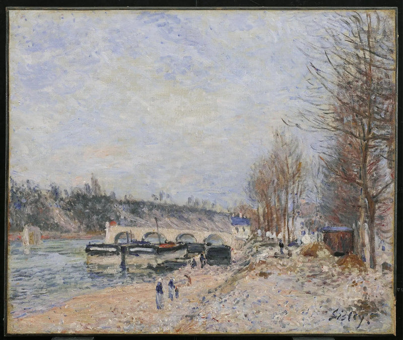 เซนต์-มามส์, สภาพอากาศเทา - อัลเฟรด ซิสลีย์