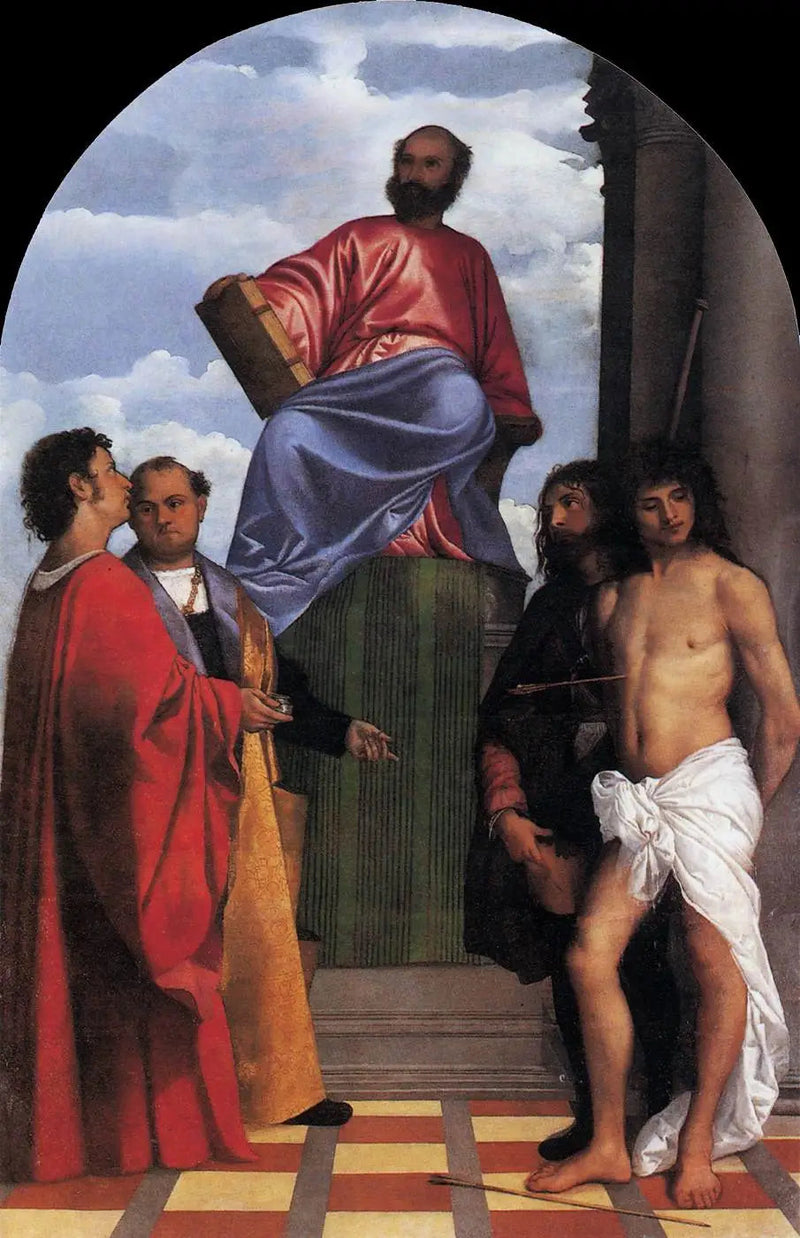 Saint Marc en majesté - Titian
มาร์คผู้ศักดิ์สิทธิ์ในความสง่างาม - ติทิเซีย