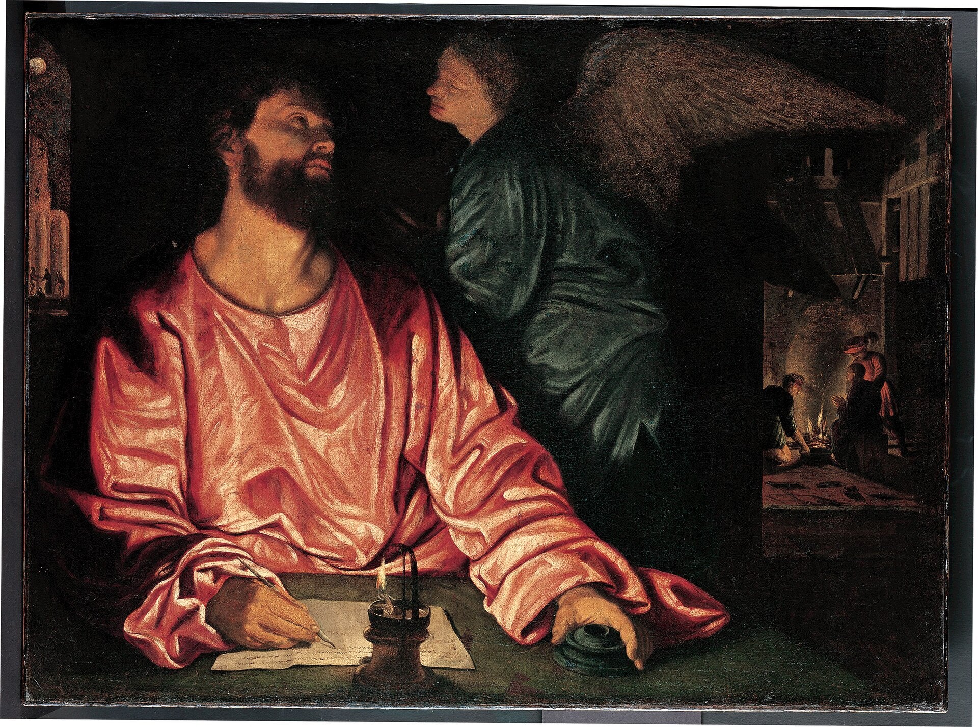 Saint Matthieu et l’ange - Giovanni Girolamo Savoldo