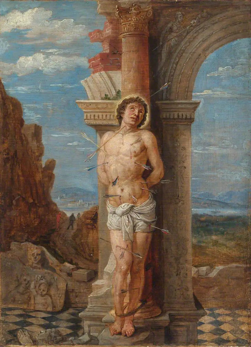 Saint Sébastien (d'après Andrea Mantegna) - David Teniers le Jeune
เซนต์เซบาสเตียน (อ้างอิงจากอันเดรีย มันเทญญา) - เดวิด เทเนียร์ส เดอ จูเนียร์