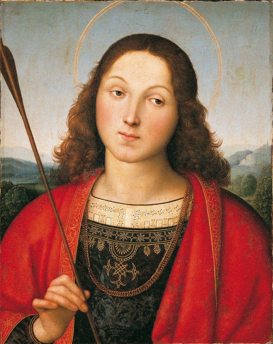 Saint Sébastien de Raphaël, Accademia Carrara de Bergame – reproduction peinture à l’huile sur toile