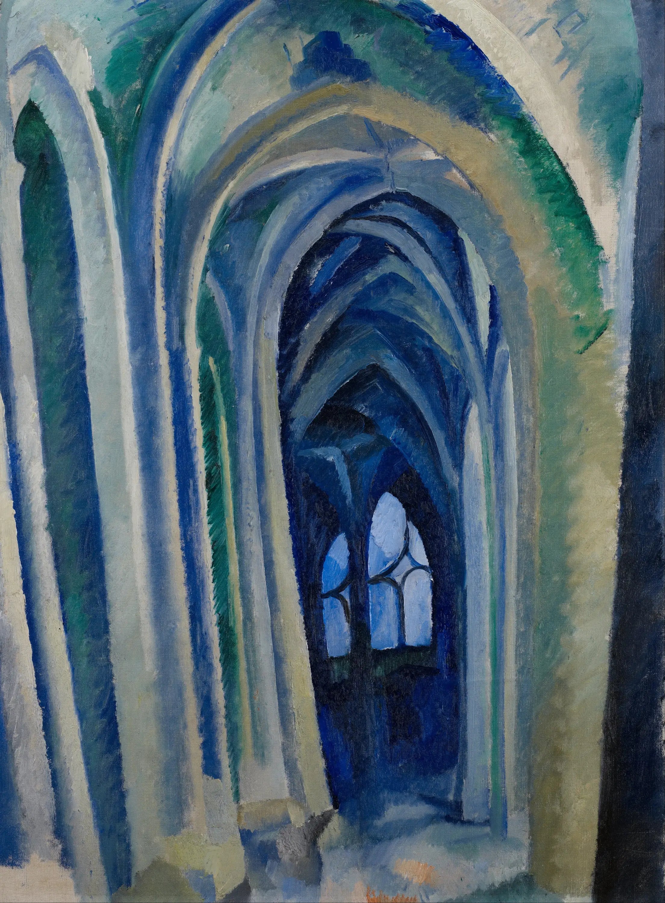 Saint-Séverin n°2 - Robert Delaunay image 1 copie de tableau peinte à la main