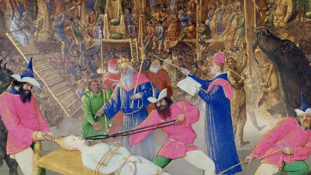 Le Martyre de sainte Apolline - Jean Fouquet