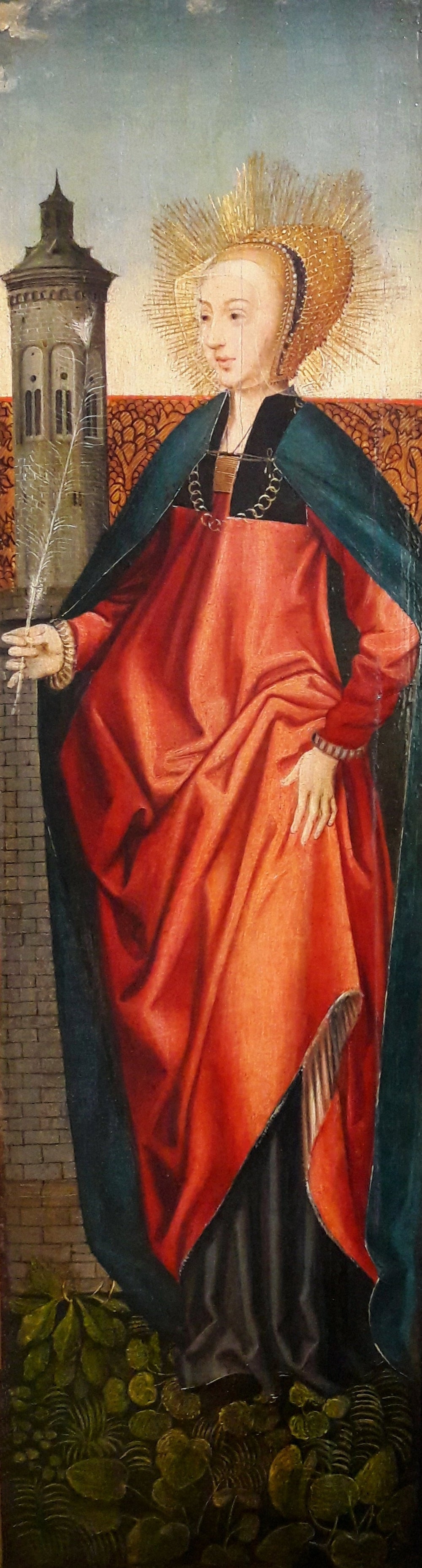 Sainte Barbe. - Jacob Cornelisz van Oostsanen - Alpha Reproduction