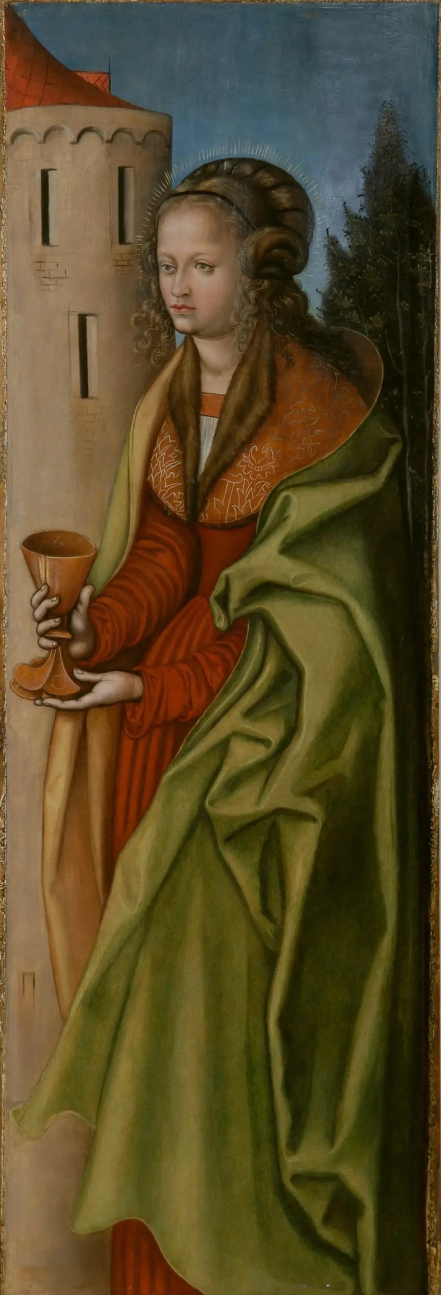 Sainte Barbe - Lucas Cranach the Elder