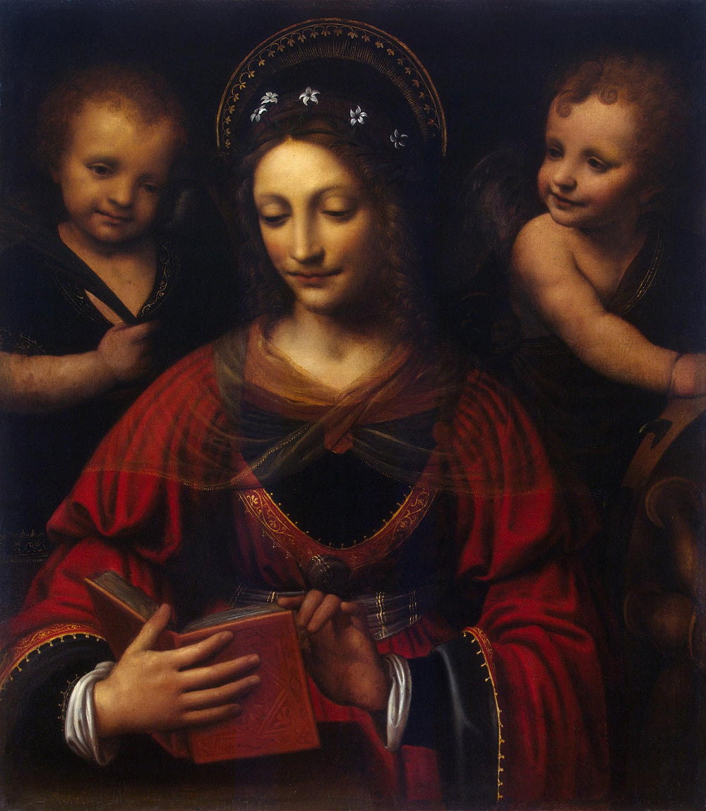 Sainte-Catherine - Bernardino Luini image 1 copie peinte à la main à l’huile