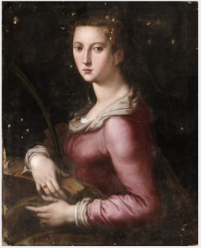 เซนต์ Catherine d'Alexandrie - Bronzino