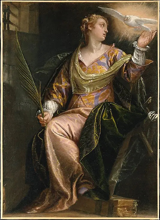 ซานต์ Catherine d'Alexandrie en prison - Paul Véronèse