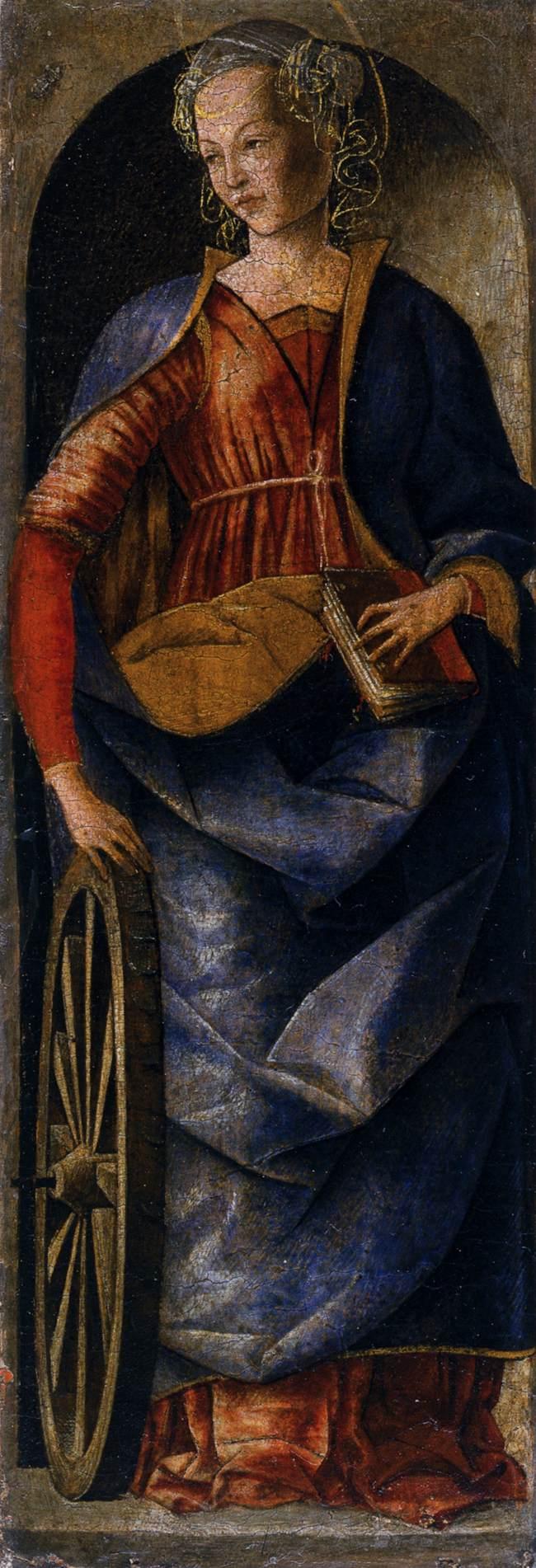 เซนต์ Catherine d'Alexandrie - Ercole de’ Roberti