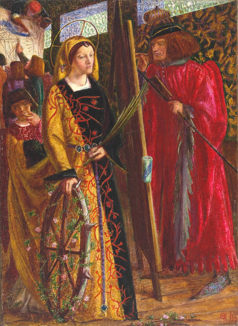 เซนต์ Catherine - Dante Gabriel Rossetti