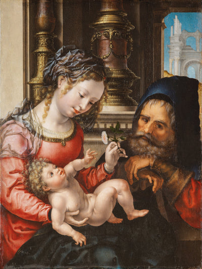 Sainte Famille - Jan Gossaert - Alpha Reproduction
