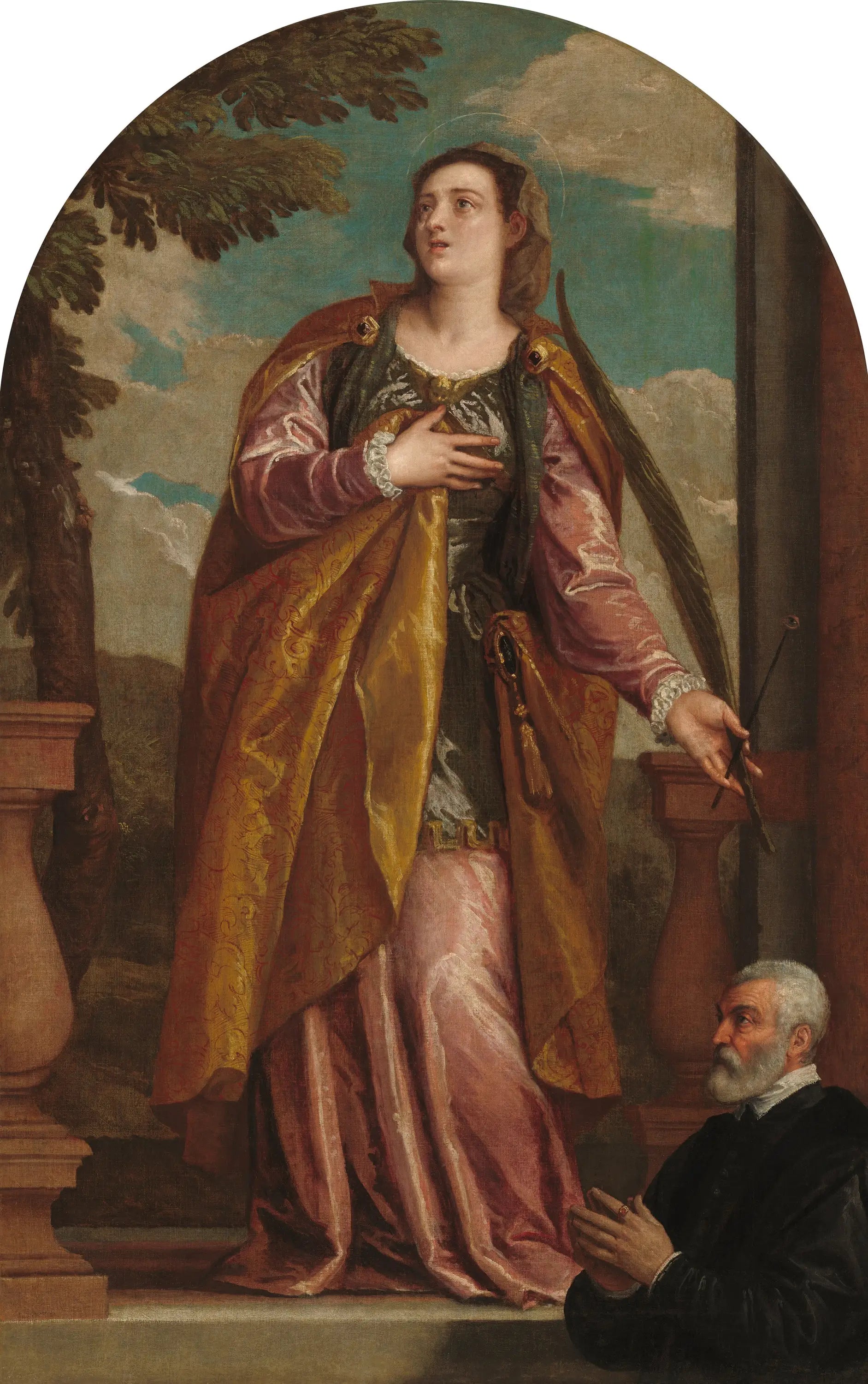 Sainte Lucie et un donateur - Paul Véronèse - Alpha Reproduction