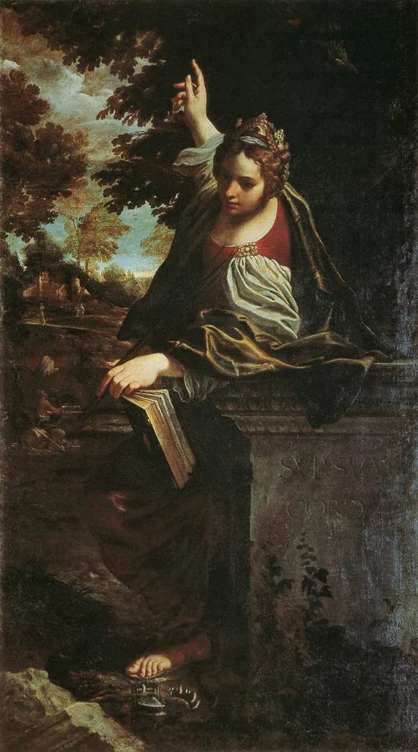 Sainte Marguerite - Annibale Carracci image 1 copie peinte à la main à l’huile