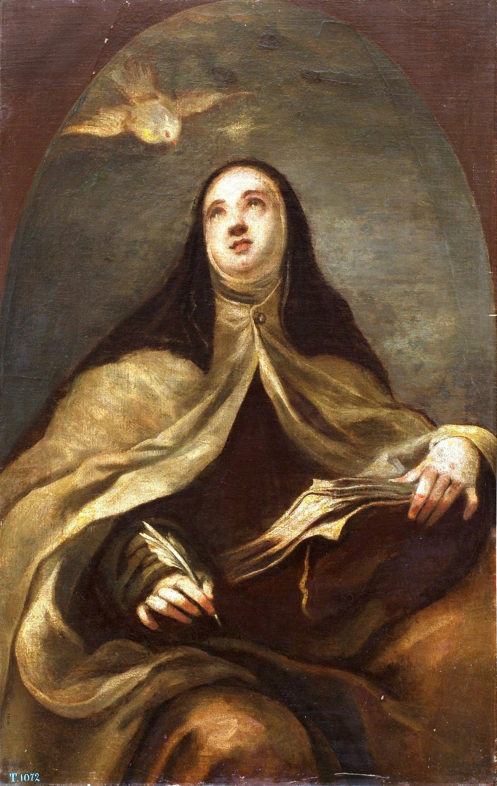 Sainte Thérèse - Francisco Herrera the younger image 1 reproduction de peinture à l’huile