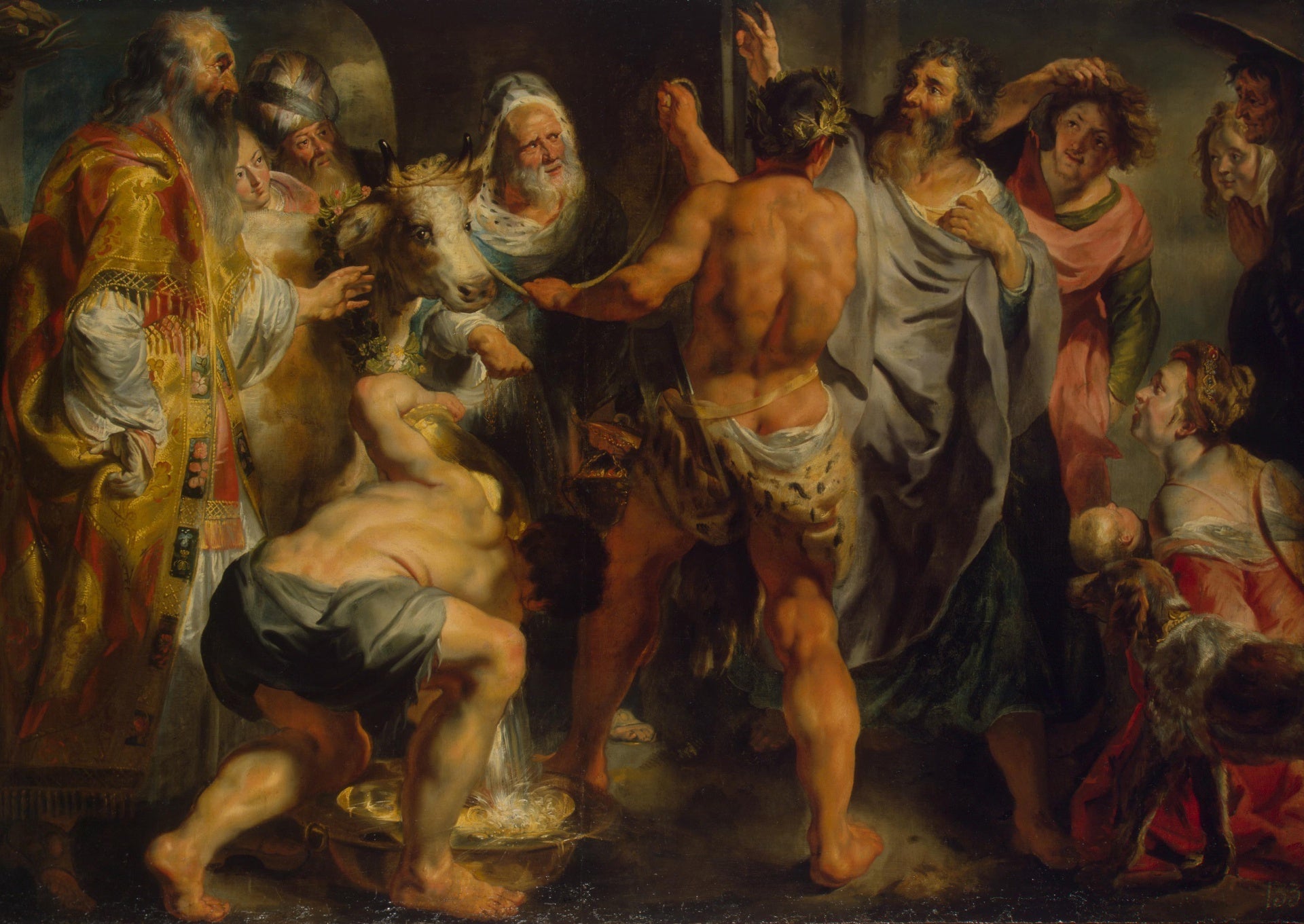 Saints Paul et Barnabé à Lystre - Jacob Jordaens image 1 copie de tableau peinte à la main