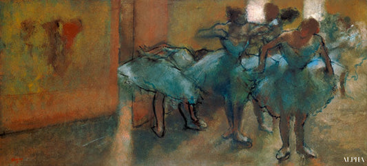 salle de répétition de ballet - Edgar Degas - Reproductions de tableaux et peintures haut de gamme