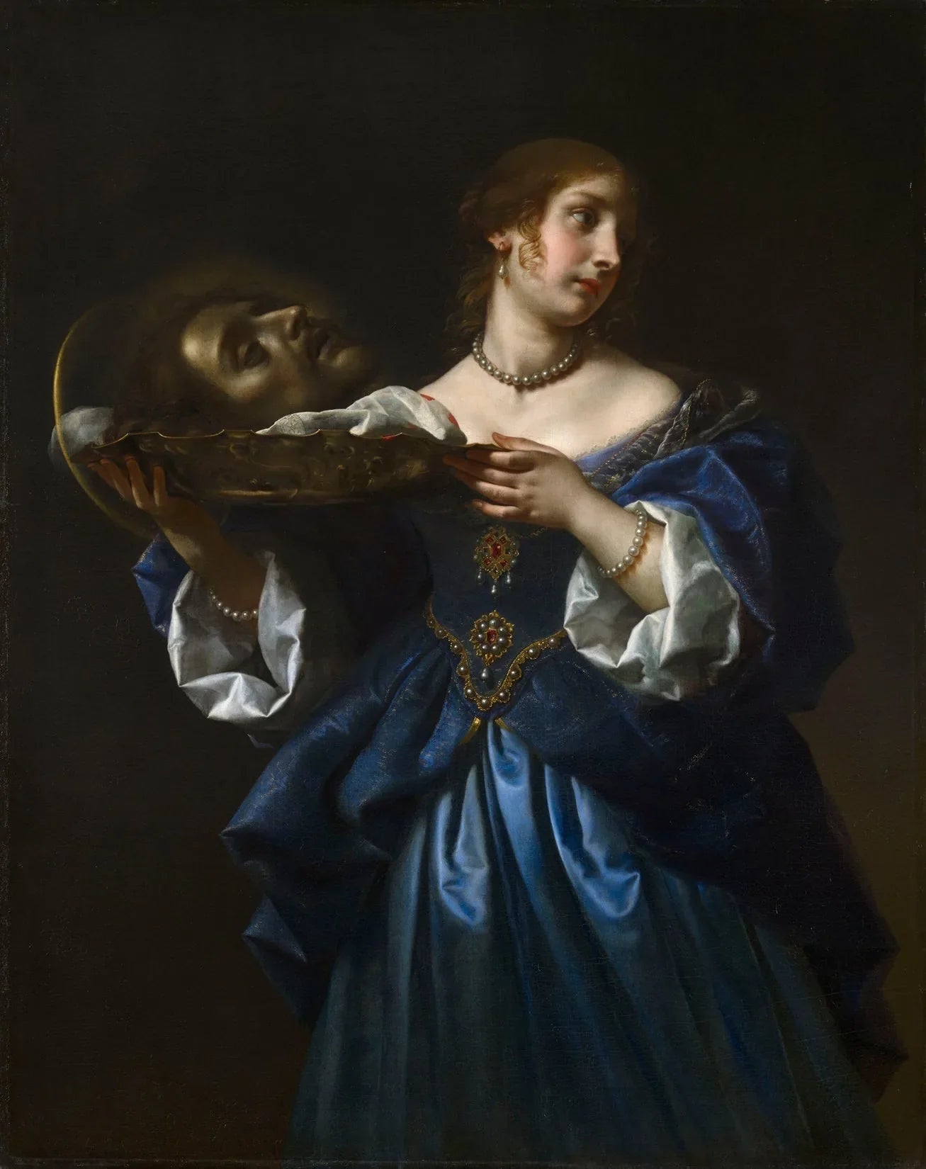 Salomé avec la tête de Saint Jean Baptiste - Carlo Dolci image 1 tableau peint à l’huile sur toile