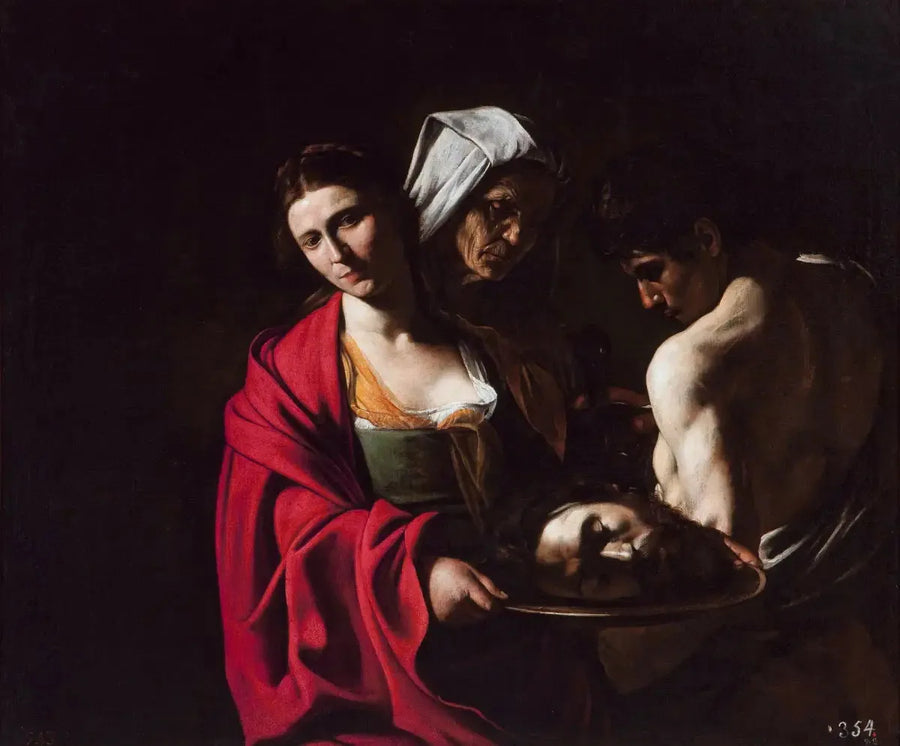 Salomé avec la tête de saint Jean-Baptiste - Le Caravage image 1 reproduction d’œuvre d’art à l’huile