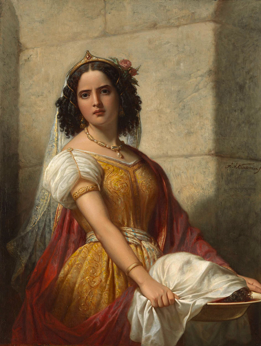 Salomé avec la tête de Jean-Baptiste - Jan Adam Kruseman