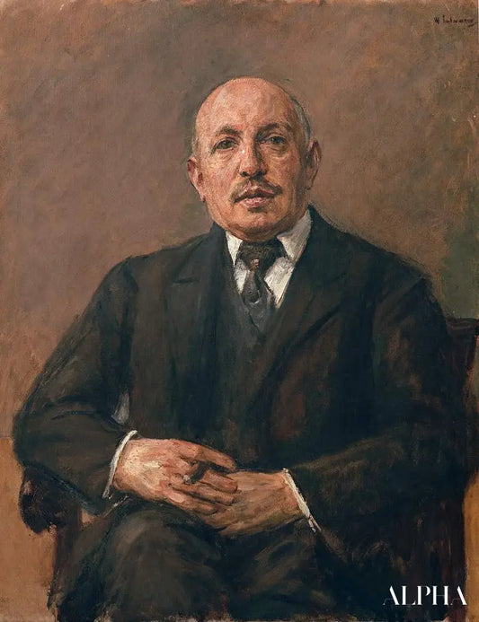 Samuel Fischer, Ölgemälde, 1915 - Max Liebermann - Reproductions de tableaux et peintures haut de gamme