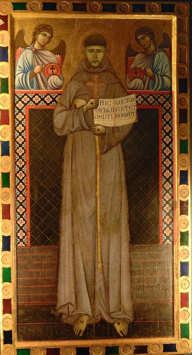 ซาน ฟรานเชสโก้ ระหว่างเทวดาสององค์ (Maître de Saint François) - มาสเตอร์ออฟ เซนต์ ฟรานซิส