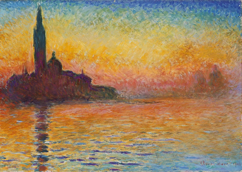 ซานจอร์โจ มัจโจเรยามพลบค่ำ - Claude Monet