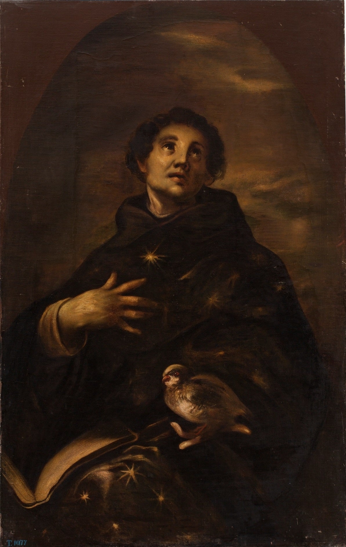 San Nicolás de Tolentino - Francisco Herrera the younger image 1 copie peinte à la main à l’huile