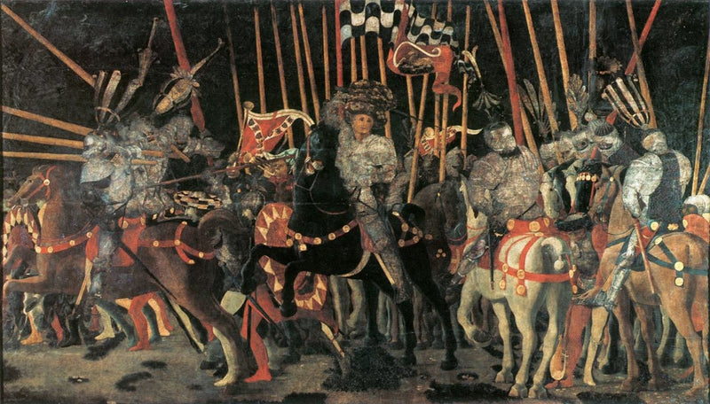 La Bataille de San Romano, Micheletto da Cotignola - Paolo Uccello
