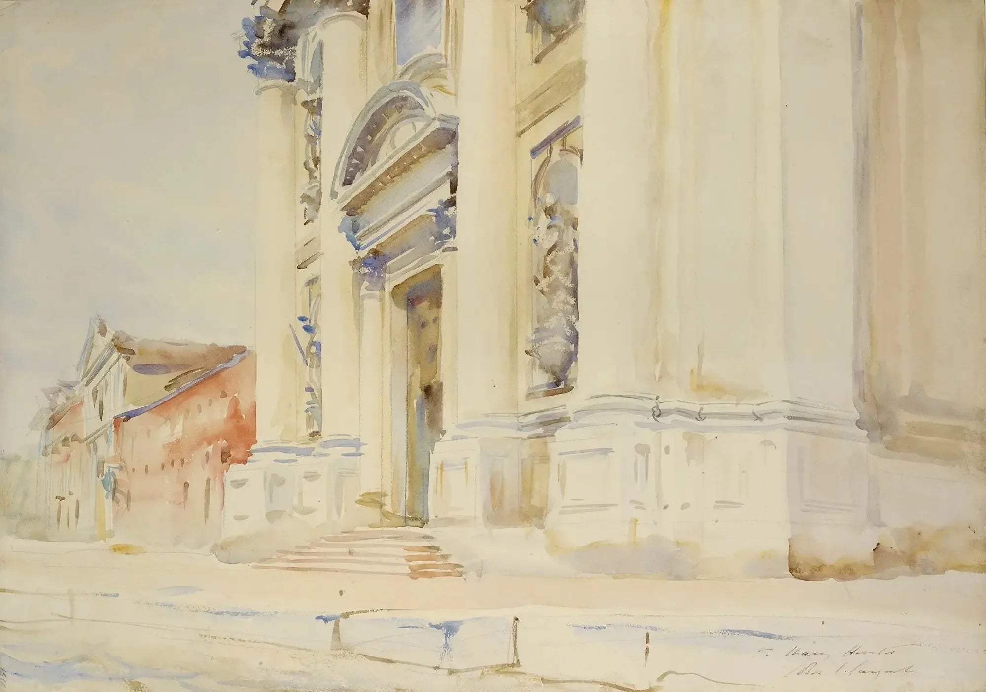 Santa Maria dei Gesuati, Venise - John Singer Sargent image 1 copie de tableau peinte à la main