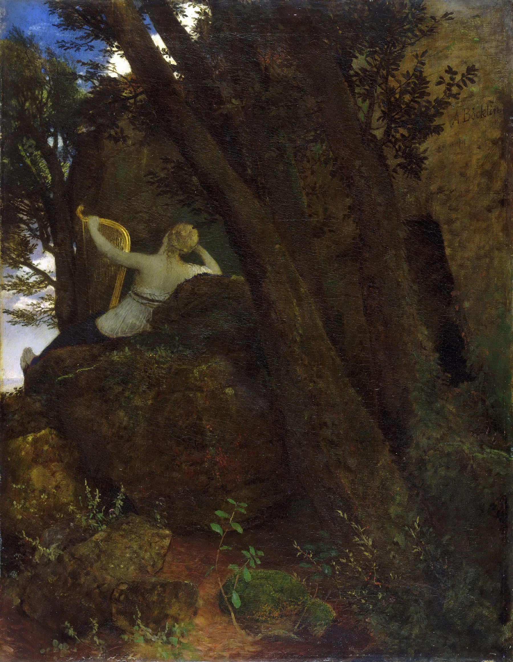 Sappho - Arnold Böcklin