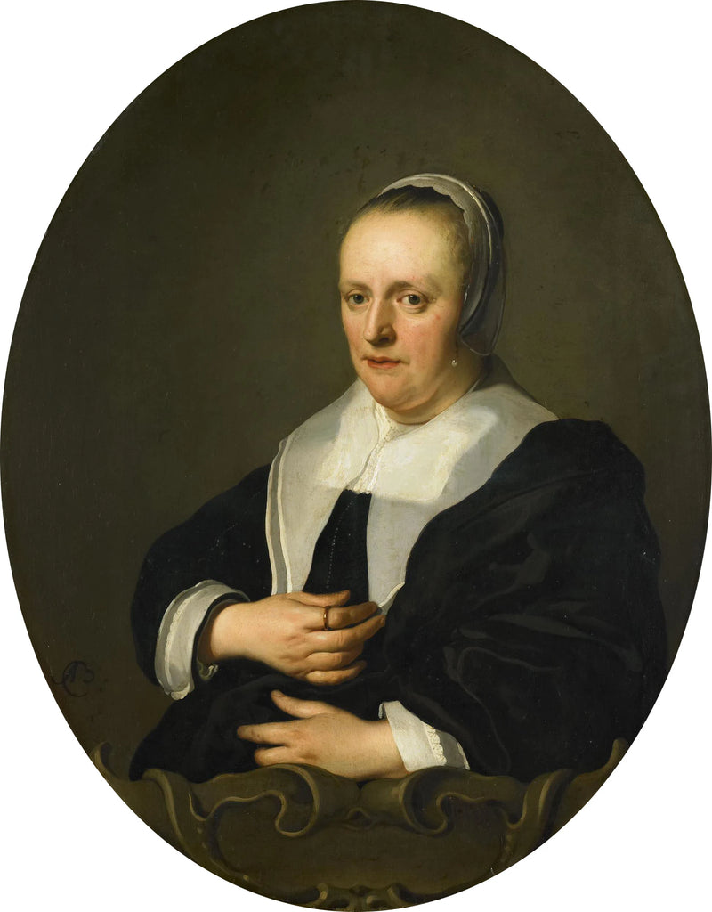 Sara de Bié. Seconde épouse de Jan Lutma (1638). - Jacob Adriaensz Backer