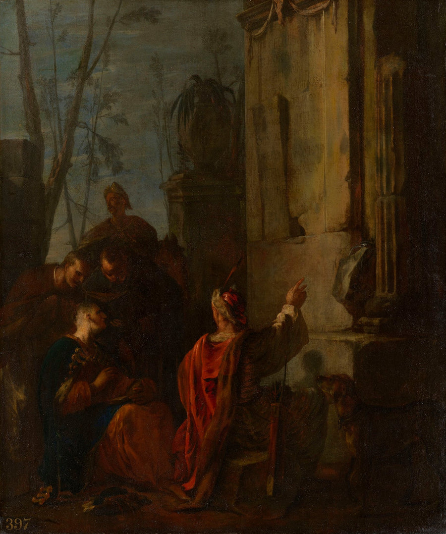 Sarmates au tombeau d'Ovide - Johann Heinrich Schönfeld