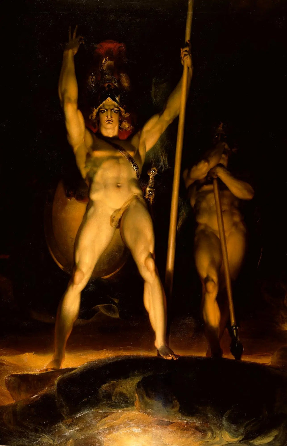 Satan invoque ses légions - Thomas Lawrence image 1 tableau peint à l’huile sur toile