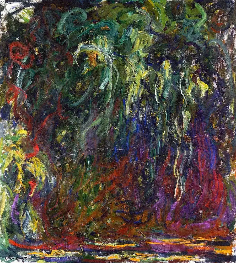ต้นหลิวร้องไห้ - Claude Monet