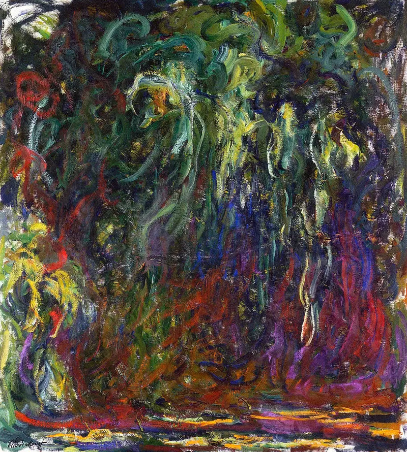 ต้นหลิวร้องไห้ - Claude Monet