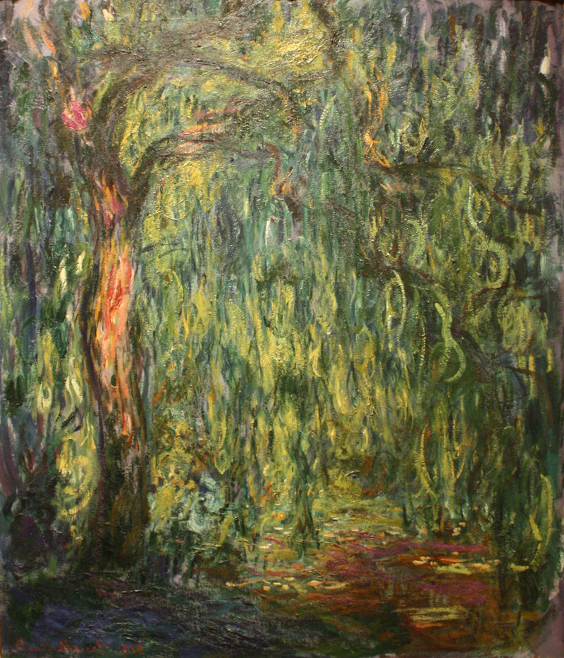 ต้นหลิวร้องไห้ - Claude Monet