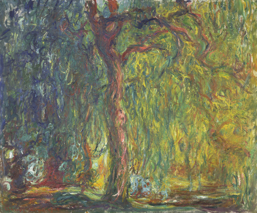 ต้นหลิวร้องไห้ - Claude Monet