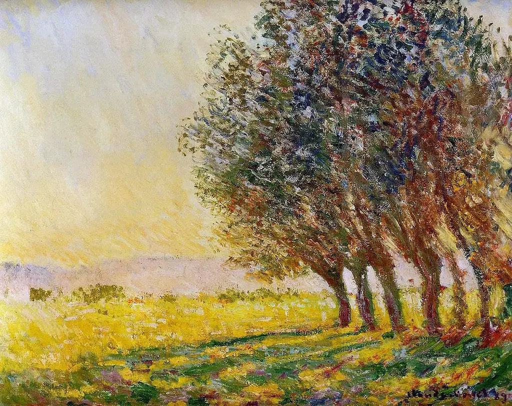 Saules au soleil couchant - Claude Monet image 1 tableau peint à l’huile sur toile