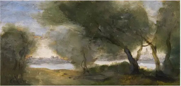 Saules - Jean-Baptiste Camille Corot image 1 reproduction artisanale de tableau
