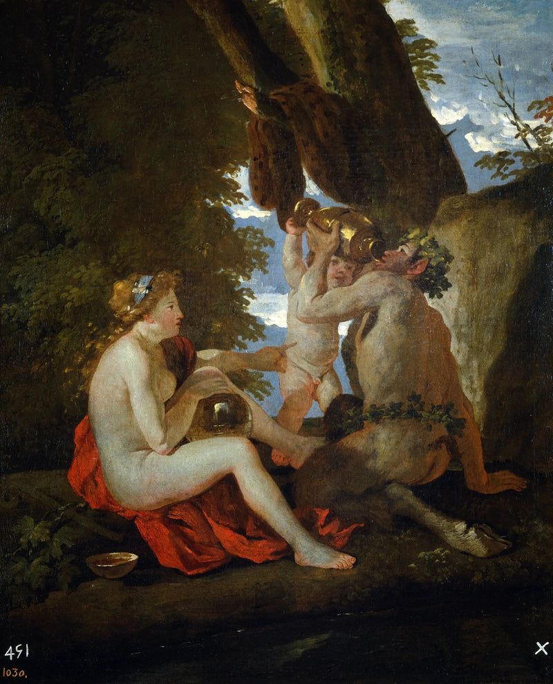 ฉากงานเลี้ยงเหล้า - Nicolas Poussin