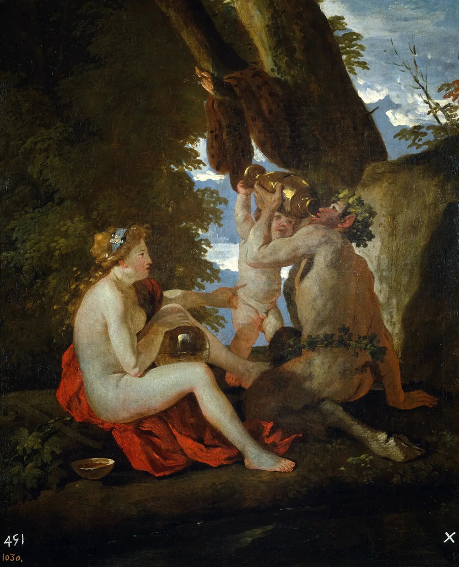 ฉากงานเลี้ยงเหล้า - Nicolas Poussin