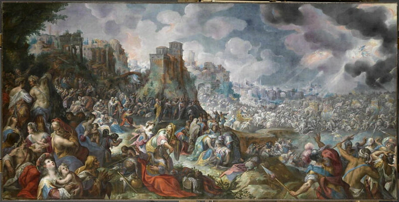 Scène de bataille (la défaite de Sennachérib ?) - Gillis van Valckenborgh