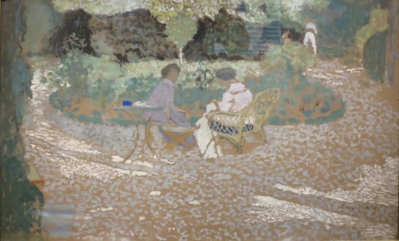 ฉากในสวน - Édouard Vuillard