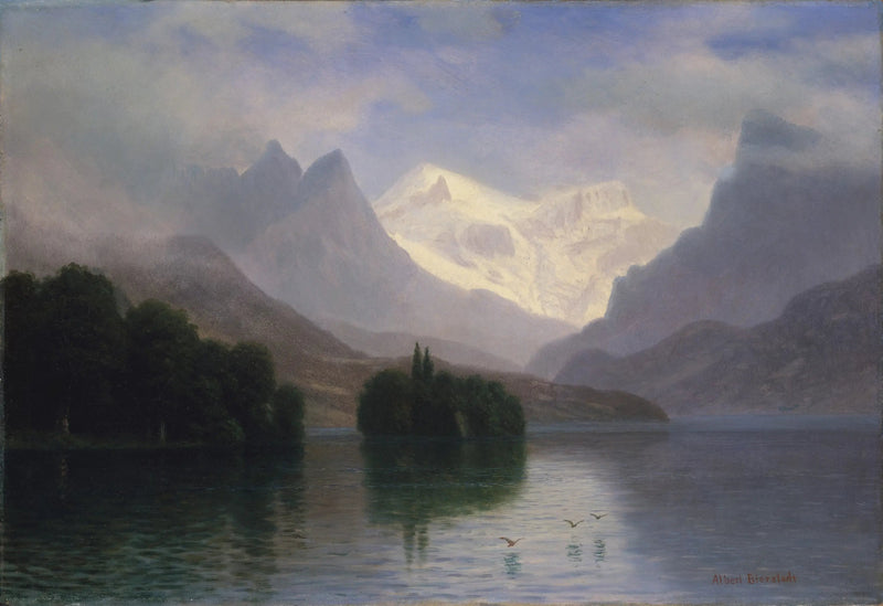 ฉากภูเขา - Albert Bierstadt
