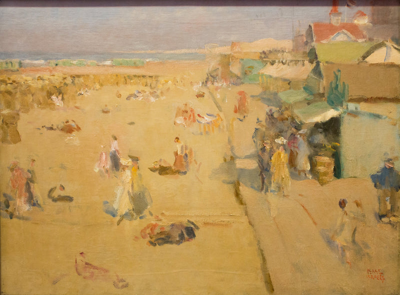 ฉากชายหาดที่ Scheveningen - Isaac Israëls