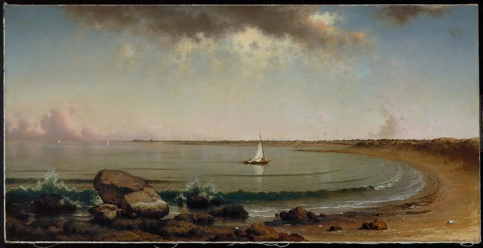Scène de rivage: Point Judith - Martin Johnson Heade - Alpha Reproduction